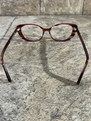 Archer & Avery WC2020-7 Women’s Cat Eye Red/Yellow Eyeglasses Frames 53-16-140 4