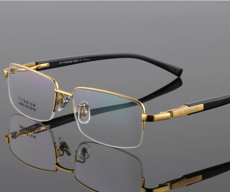Japanese Titanium Handmade Retro Eyeglass Frames Women Men Round Glasses US 2