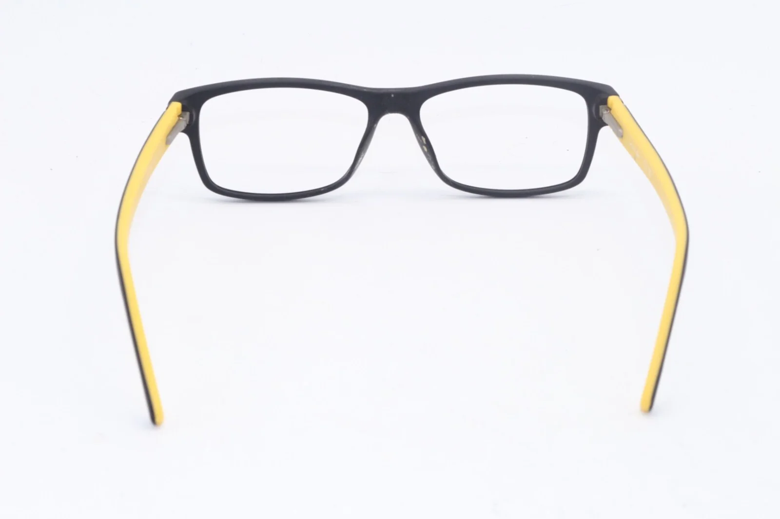 LACOSTE L2707 002 BLACK YELLOW AUTHENTIC DESIGNER FRAMES EYEGLASSES 53-15 2