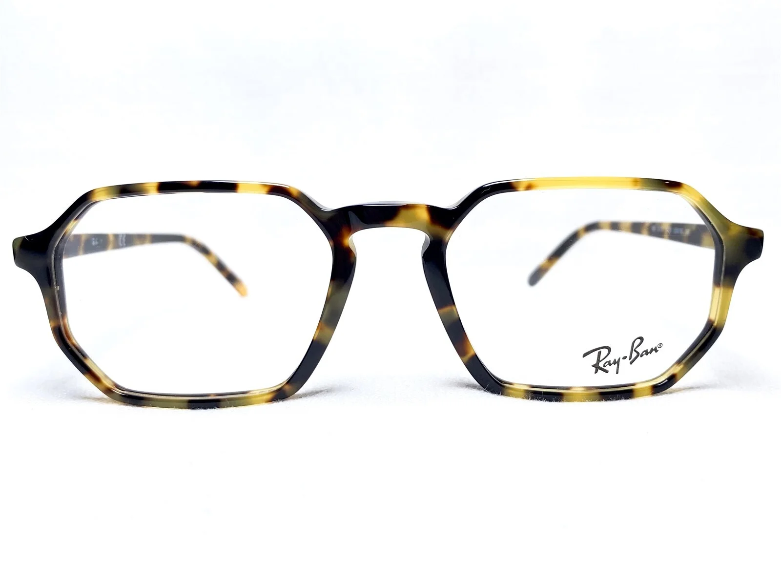 NEW Ray Ban RB5370 5879 Unisex Yellow Havana Rectangle Eyeglasses Frames 53/19