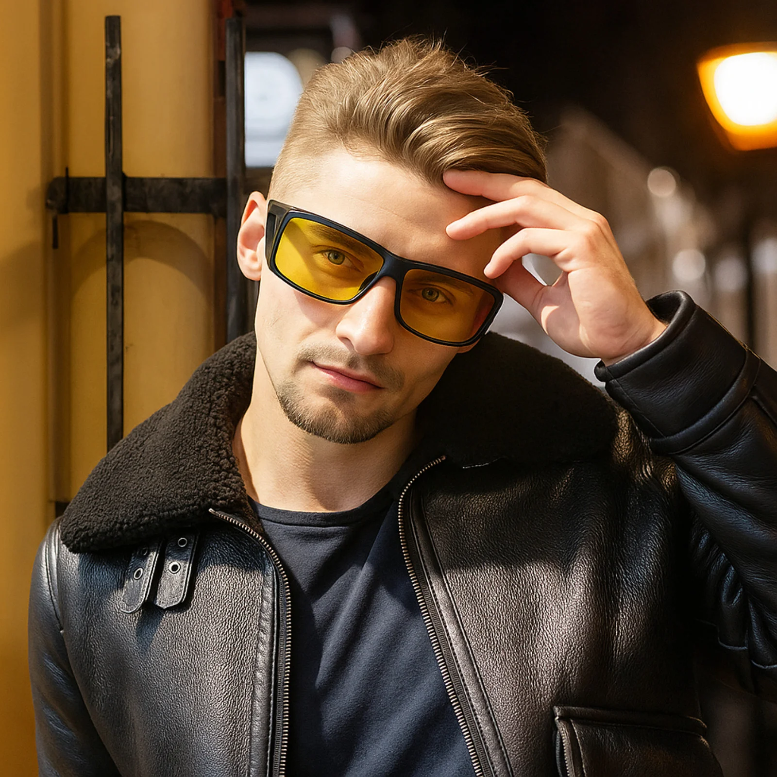 Night Driving Glasses Anti Glare Polarized Night Vision Fit Over for Men Women 2