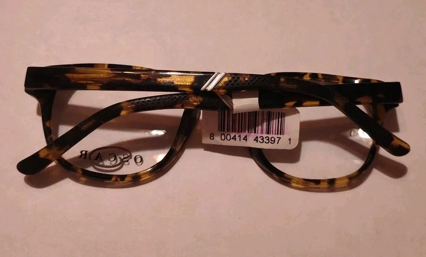 Oscar De La Renta OSM833 Eyeglass Frames 50 21 140 Yellow Tortoise NWT $124 2