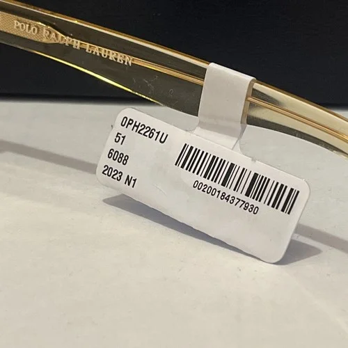 Polo PH2261U Eyeglasses Shiny Transparent Yellow Square 51mm New 100% Authentic 4