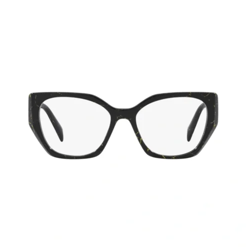 PRADA PR 18WV 19D1O1 Eyeglasses Black Yellow Marble Frame 54mm 2