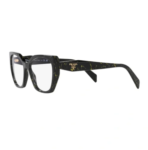 PRADA PR 18WV 19D1O1 Eyeglasses Black Yellow Marble Frame 54mm 3