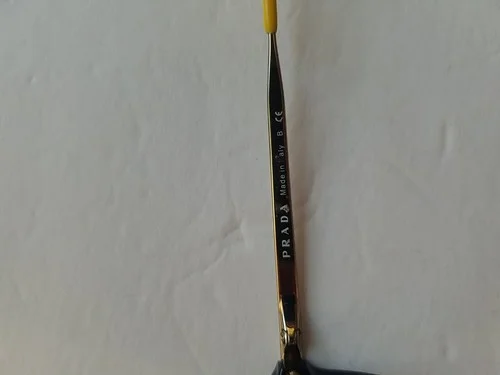 Prada VPR08R 2AU-101 Eyeglasses Frames Yellow Tortoise Cat Eye 2