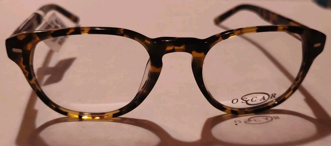 Ray Ban RB8411 2503 Black Carbon Fiber Yellow Eyeglasses Frame 54-17 140