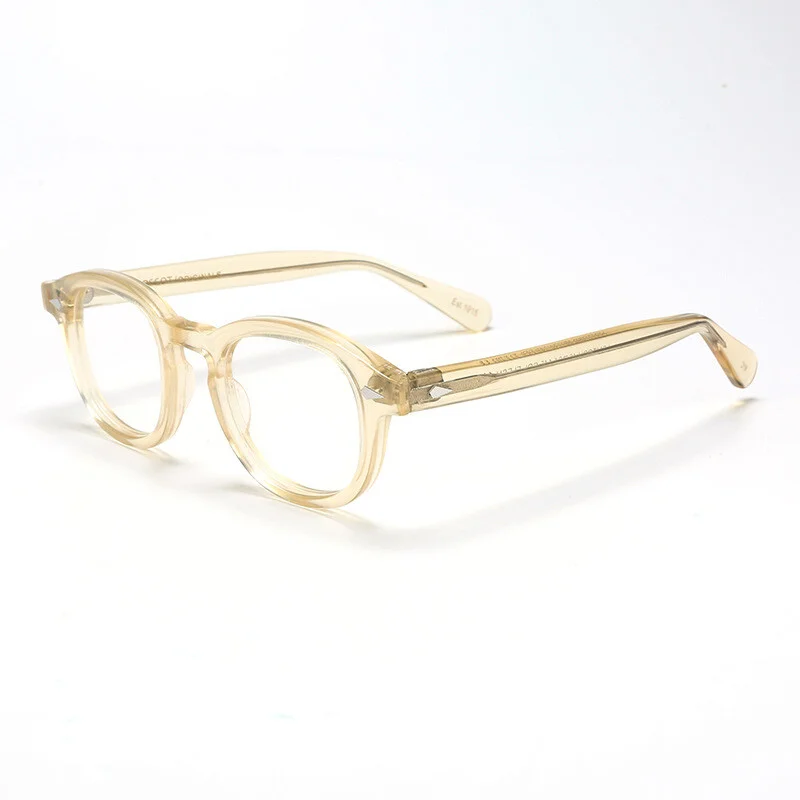 Titanium Eyeglass Frames Business Half-rim Glasses Men Spectacels Lightweight 3